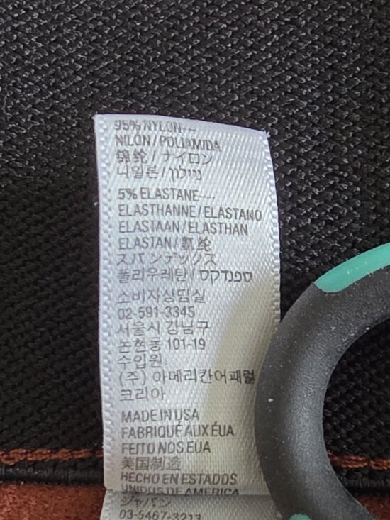 American Apparel Riding Pant M Rust Brown Ribbed Equestrian High Rise Stretch - Picture 11 of 16